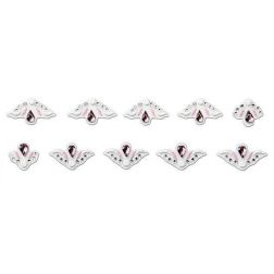 Nail Sticker, motiv 3 (ljusröda toner)