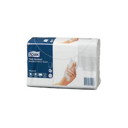 Tork Håndklædeark, Standard Natur (471103), genbrugspapir, 20 pakker