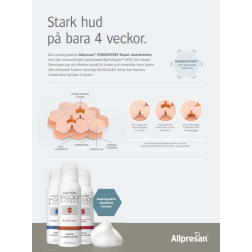 Allpresan Poster, Stark hud på bara 4 veckor