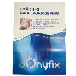 Onyfix Poster - Smärtfri nagelkorrigering A3