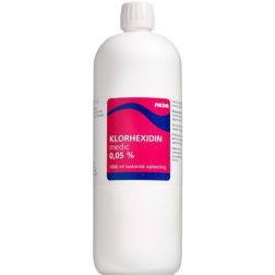 Klorhexidin, isotonisk eller sprit