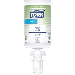 Skumtvål TORK Clarity miljövänlig oparfymerad Premium S4 ofärgad 1 L