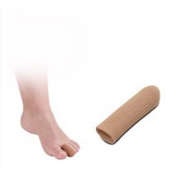 Tåhätta med tyg/gel