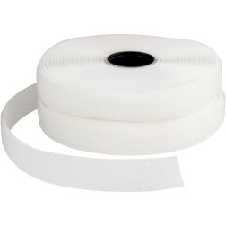 Velcro med lim, vit 2cm,per meter Vellock/Velour (består av 2 stk.)